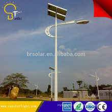 galvanized steel pole solar motion sensor security light